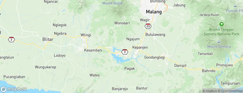 Kromengan, Indonesia Map