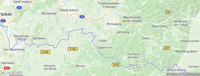 Kröppen, Germany Map