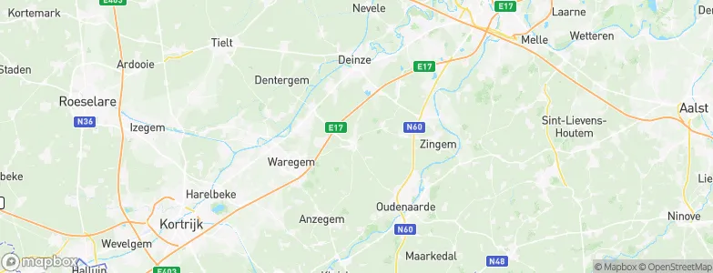 Kruishoutem, Belgium Map