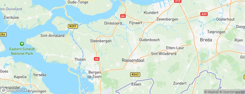Kruisland, Netherlands Map