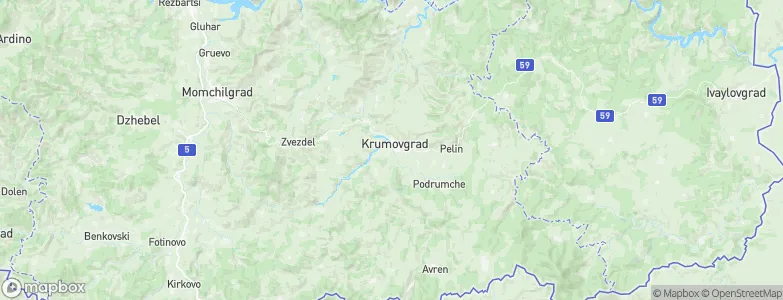 Krumovgrad, Bulgaria Map