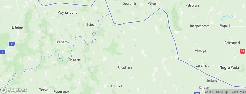 Krushari, Bulgaria Map