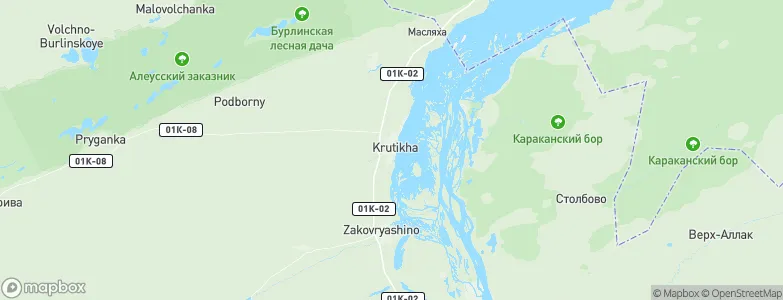 Krutikha, Russia Map