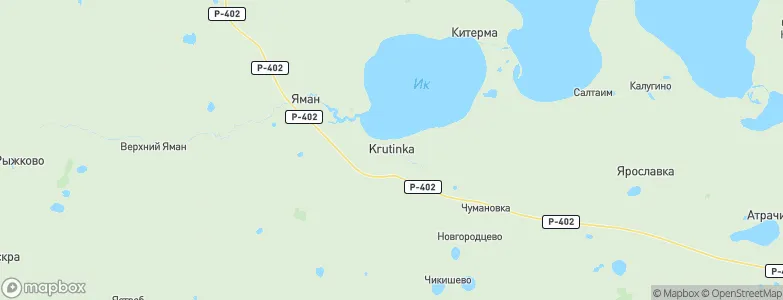Krutinka, Russia Map