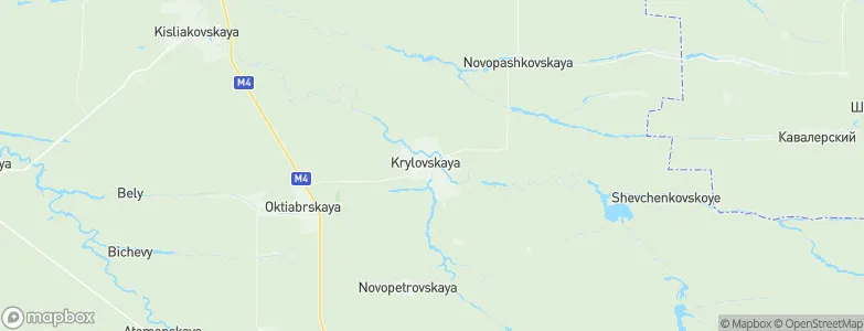 Krylovskaya, Russia Map