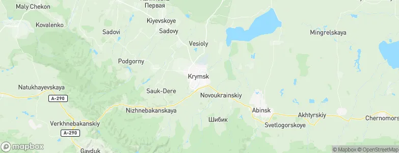 Krymsk, Russia Map