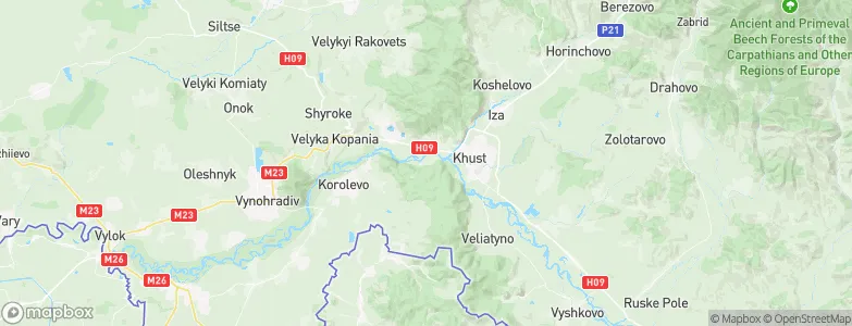 Kryva, Ukraine Map