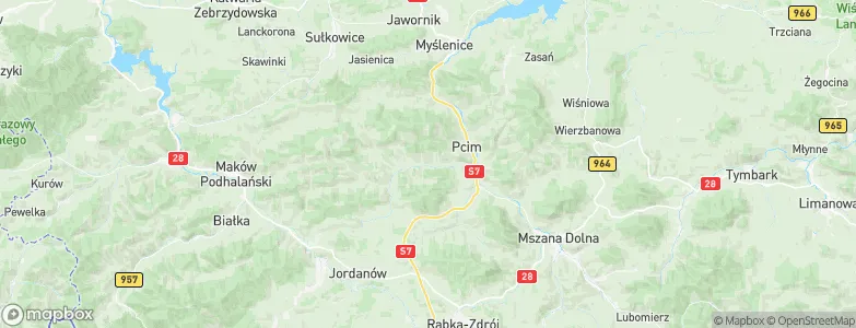 Krzczonów, Poland Map
