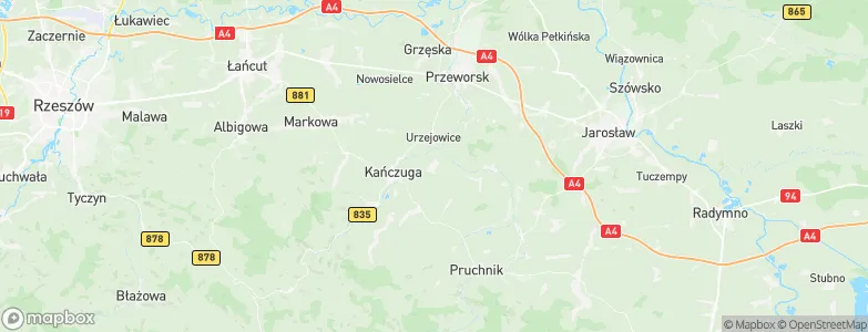 Krzeczowice, Poland Map