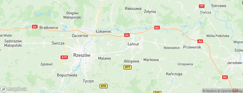 Krzemienica, Poland Map