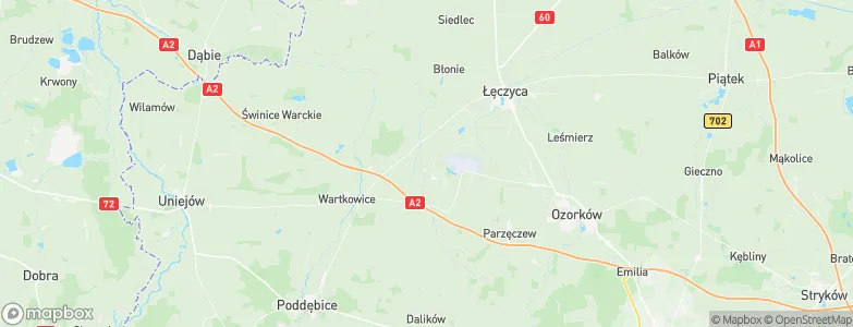Krzepocinek, Poland Map