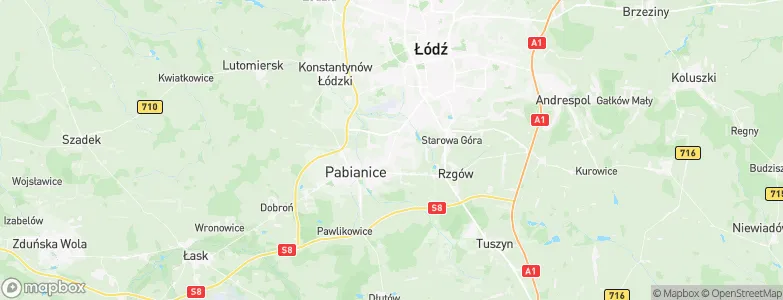 Ksawerów, Poland Map