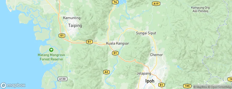 Kuala Kangsar, Malaysia Map