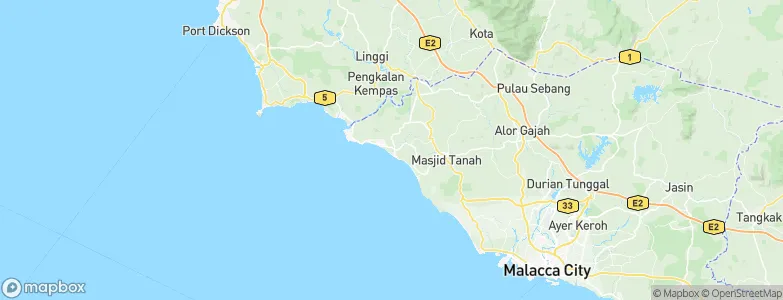 Kuala Sungai Baru, Malaysia Map