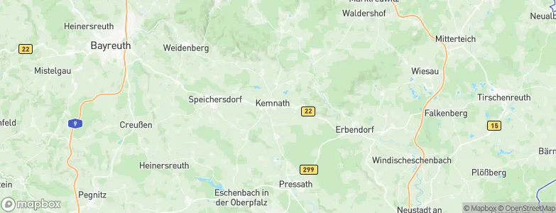 Kuchenreuth, Germany Map