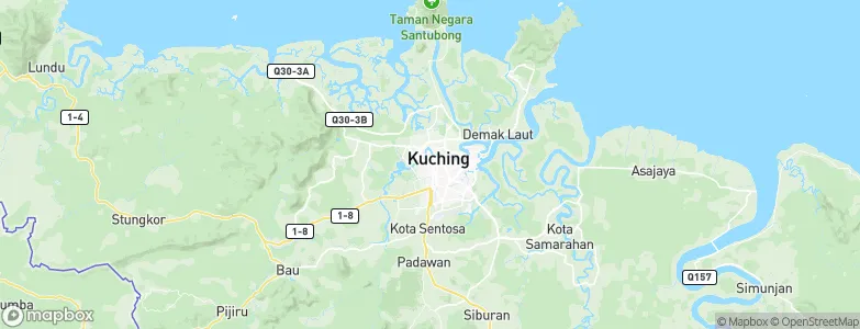 Kuching, Malaysia Map