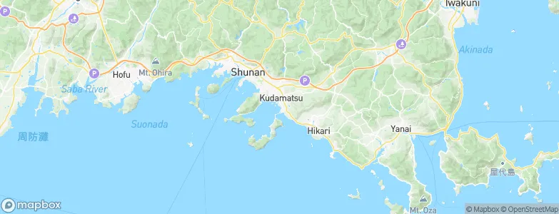 Kudamatsu, Japan Map
