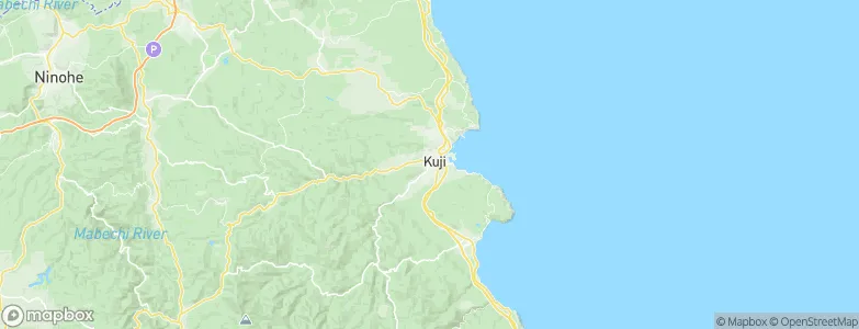 Kuji, Japan Map
