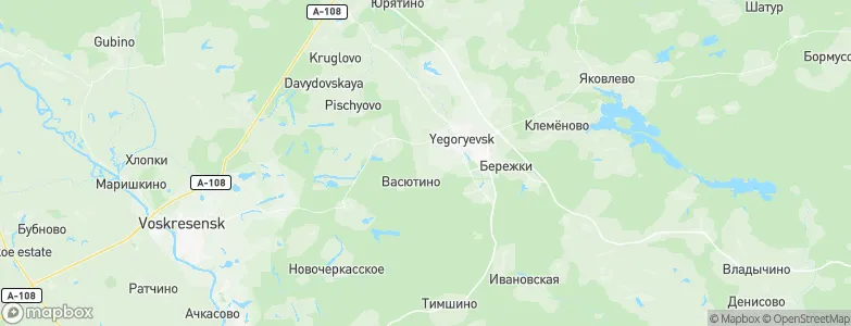 Kukshevo, Russia Map