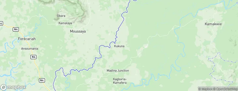 Kukuna, Sierra Leone Map