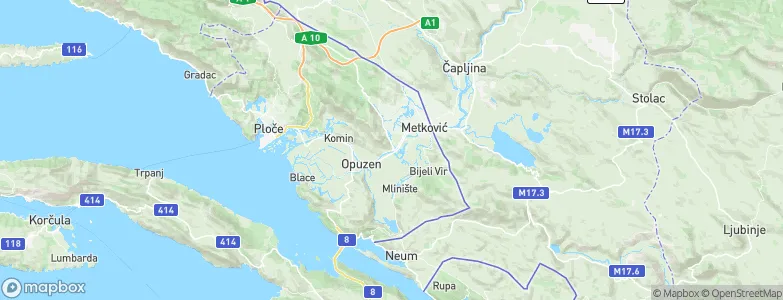 Kula Norinska, Croatia Map