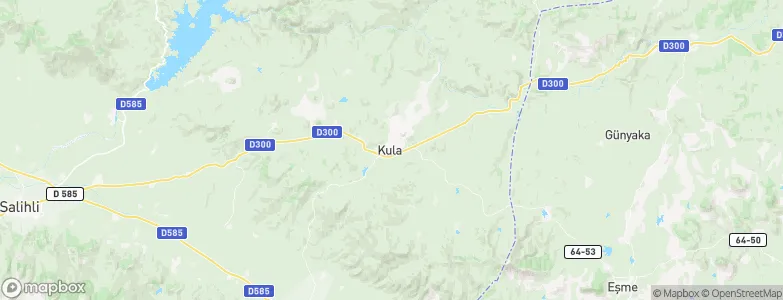 Kula, Turkey Map