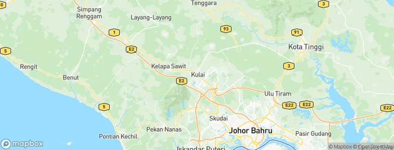 Kulai, Malaysia Map