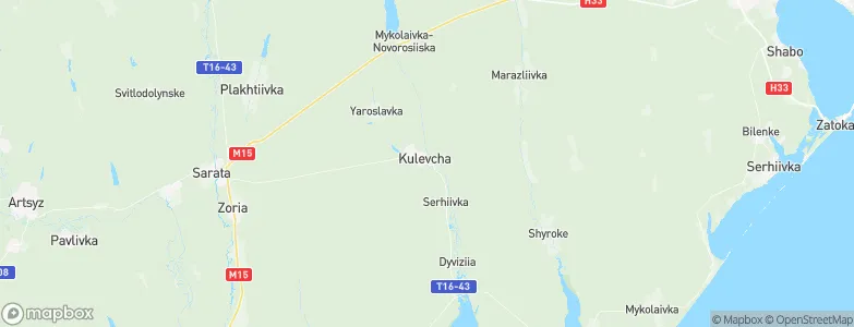 Kulevcha, Ukraine Map