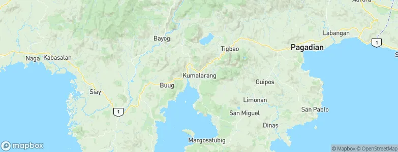 Kumalarang, Philippines Map