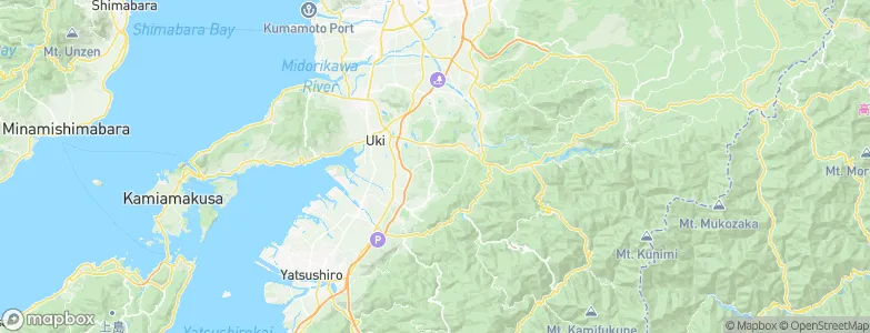 Kumamoto, Japan Map