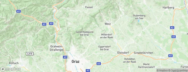 Kumberg, Austria Map