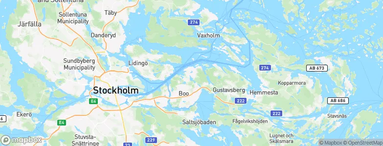 Kummelnäs, Sweden Map