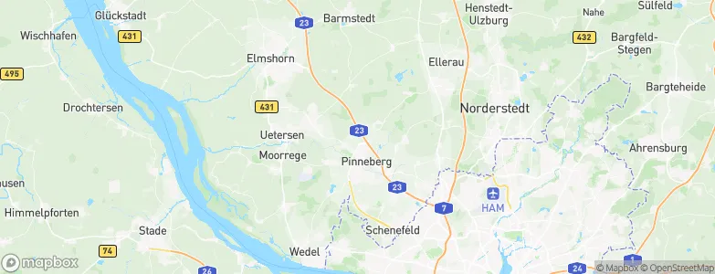 Kummerfeld, Germany Map
