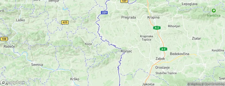 Kumrovec, Croatia Map