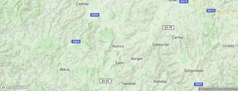 Kumru, Turkey Map