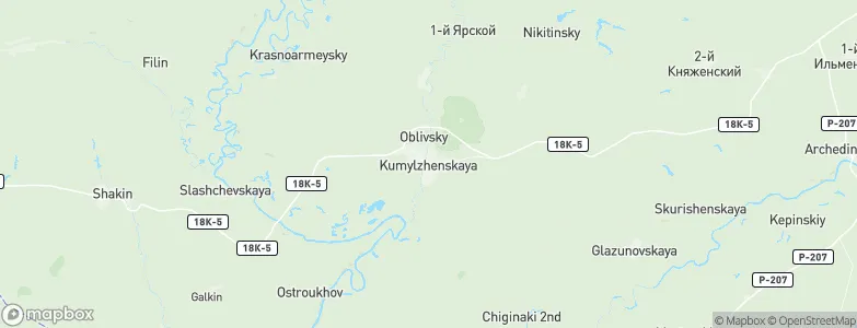 Kumylzhenskaya, Russia Map