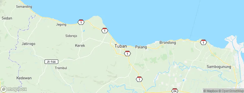 Kuncen, Indonesia Map