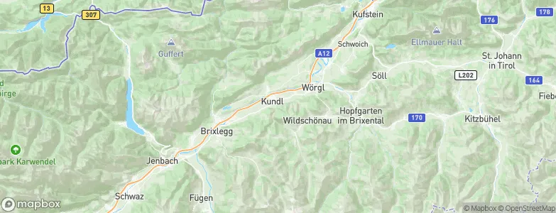 Kundl, Austria Map