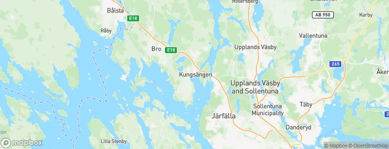 Kungsängen, Sweden Map