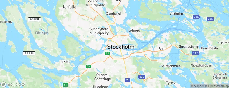 Kungsholmen, Sweden Map