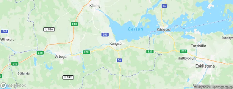 Kungsör, Sweden Map