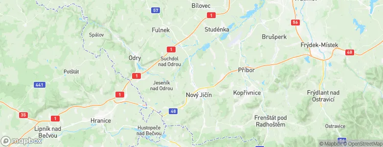 Kunín, Czechia Map