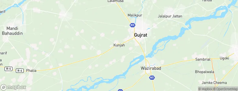 Kunjah, Pakistan Map