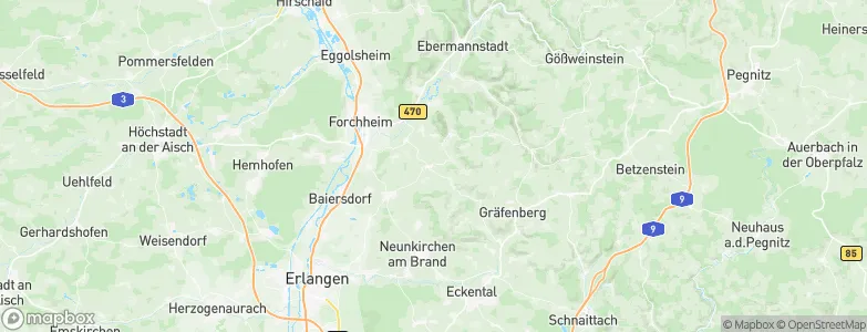 Kunreuth, Germany Map