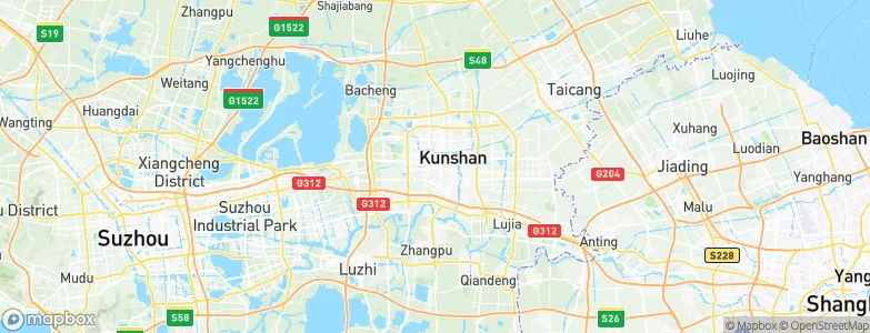 Kunshan, China Map
