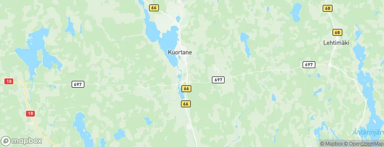 Kuortane, Finland Map