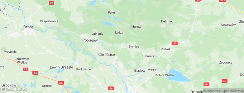 Kup, Poland Map