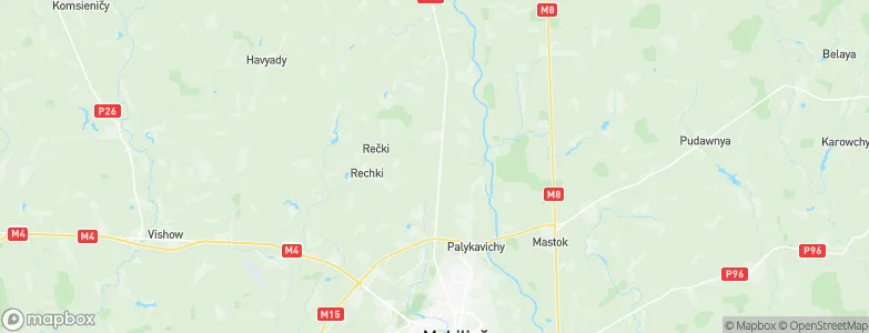 Kupely, Belarus Map