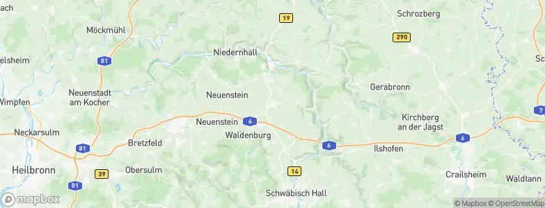 Kupferzell, Germany Map