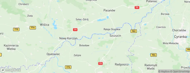 Kupienin, Poland Map